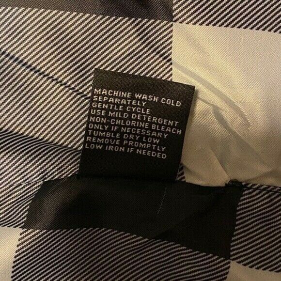 Jones New York Hooded Black Snap-Collar Raincoat Size Small NWT - Picture 7 of 9